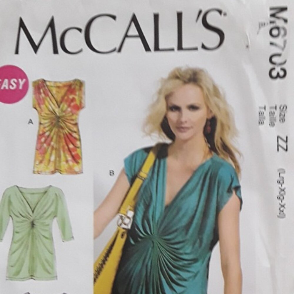 McCall's Misses' Top & Dress Sewing Pattern #M6703